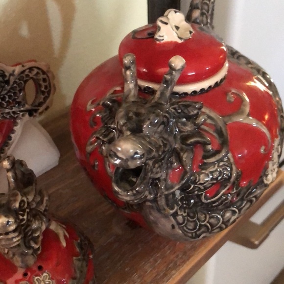 11 Piece Heather Goldminc Dragon Motif - Picture 11 of 11